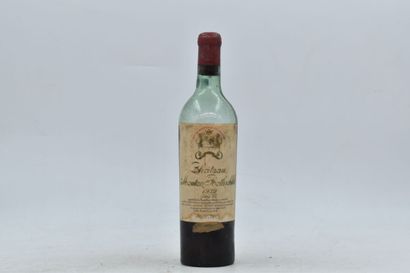 null 1 bottle of Château Mouton Rothschild 1939. Numbered : 57701. 
Level: -7 cm...