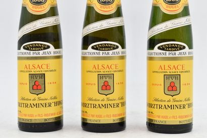 null 3 demi-bouteilles 37,5 cl Alsace Gewurztraminer "Hugel" Selection de Grains...