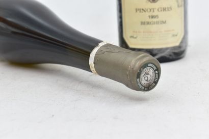null 2 bouteilles Alsace, Pinot Gris "Bergheim" 1995, Domaine Marcel Deiss
Niveaux...