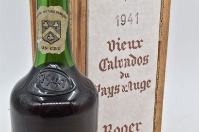 null 1 bottle Vieux Calvados du Pays d'Auge 1941, Roger Groult 
In original wooden...