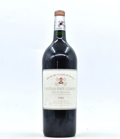 null 1 Magnum of CHATEAU PAPE CLEMENT 2000 Pessac-Léognan. 
Stained label. 
Level...