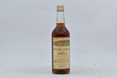 null 1 bouteille de vieux Rhum agricole Depaz domaine de la montagne Pelée. 
Niveau:...