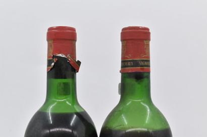 null 2 bottles of Château Longueville 1973. 
Level: -3.5 and -5 cm under the capsule....