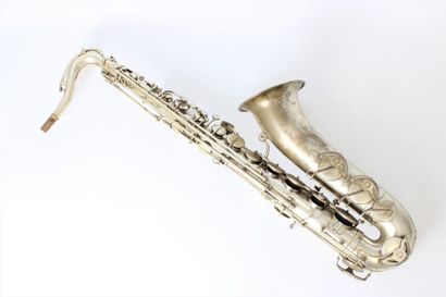 Tenor saxophone by Pierret in Paris, signed...