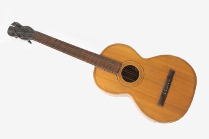 German romantic guitar with pegs, late 19th...