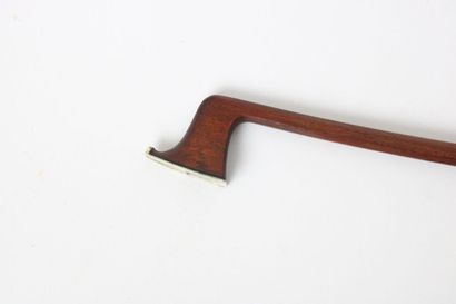 null Violin bow by Charles Nicolas Bazin signed H.Darche in Brussels, mounted ebony...