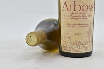 null 2 bottles of ARBOIS 2004 Hervé and Jean-Christophe Lornet. 
Levels : 2 cm under...