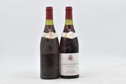 null 2 bottles of Gevrey-Chambertin 1984. LUCIEN GUYARD
Level: -2 cm under the capsule,...