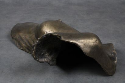 null Vassilakis TAKIS (1925-2019)
"Magnétic evidence 1983", bronze à patine brune,...