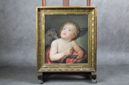 null Anton RAPHAEL MENGS (1728-1779) (attribué à)
Putto, pastel sur papier. Dimensions...