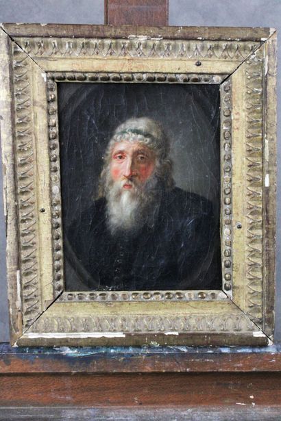 null Attribué à Christian Wilhelm Ernst DIETRICH (1712-1774)
Portrait de vieillard...