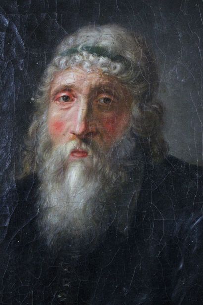 null Attributed to Christian Wilhelm Ernst DIETRICH (1712-1774)
Portrait of a bearded...