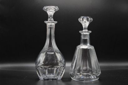 null BACCARAT.
Model Talleyrand, crystal carafe with its stopper. Stamped at the...