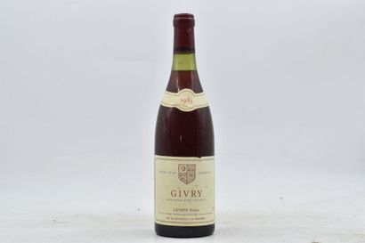 GIVRY
1983
Lumpp Frères
1 bouteille 

Niveau...