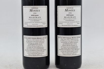null MADIRAN
Cuvée des 2000 jours
1994
Château Montus
2 bouteilles

Niveaux : 1,5...