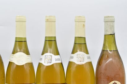 Assortiment de 7 bouteilles de vins de Bourgogne (Blanc) : CHABLIS - Les chevaliers...