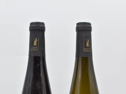 Assortiment de 2 bouteilles de vins d'Alsace : ALSACE - Klevener de Heiligenstein...