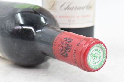 Assortiment de 2 bouteilles de vins de Saint-Estèphe : SAINT-ESTEPHE - Grand Cru...