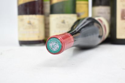 Assortiment de 8 bouteilles de Vins d'Alsace : ALSACE - Gewurztraminer - François...