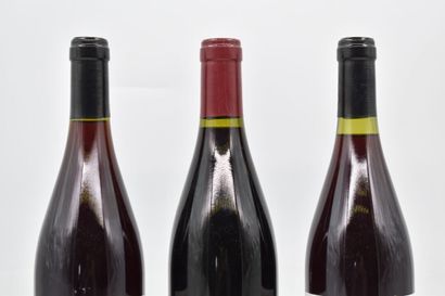 Assortiment de 3 bouteilles de vins de Bourgogne : BOURGOGNE - Pinot Noir - Cuvée...