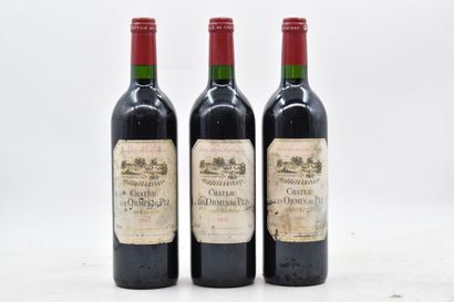 null SAINT-ESTEPHE
Cru Bourgeois Exceptionnel
2002
Château Les Ormes de Pez
3 bouteilles...