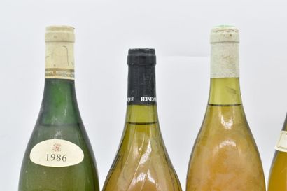 Assortiment de 7 bouteilles de vins de Bourgogne (Blanc) : CHABLIS - Les chevaliers...
