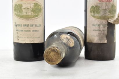 null PAUILLAC
Grand Cru Classé 5
1957
Château Haut-Batailley
3 bouteilles

Niveaux...
