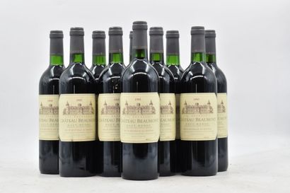 null HAUT-MEDOC
1995
Château Beaumonts
11 bouteilles

Niveaux : 1,5 cm sous la capsule,
Etiquettes...