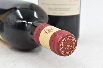 Assortiment de 3 bouteilles de vins de Saint-Estèphe : SAINT-ESTEPHE - Grand Cru...