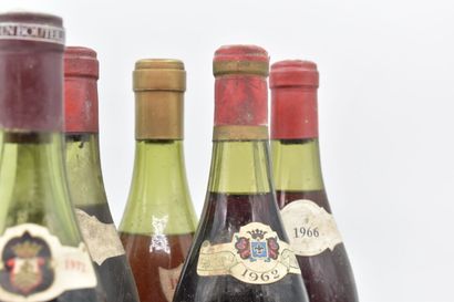 Assortiment de 8 bouteilles de vins de la Côte de Beaune : COTE DE BEAUNE-VILLAGES...