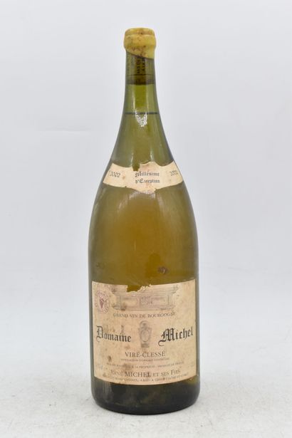 null VIRE-CLESSE
2002
Domaine René Michel & Fils
1 magnum

Niveau : 2,9 cm sous le...