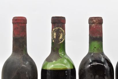 Assortiment de 6 bouteilles de vins de Saint-Estèphe : SAINT-ESTEPHE - Cru Bourgeois...