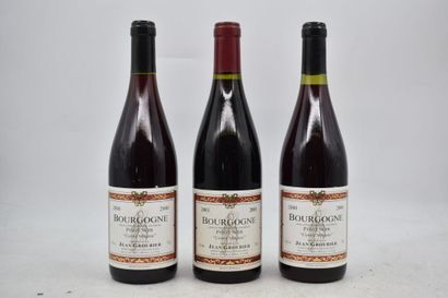 Assortiment de 3 bouteilles de vins de Bourgogne : 
