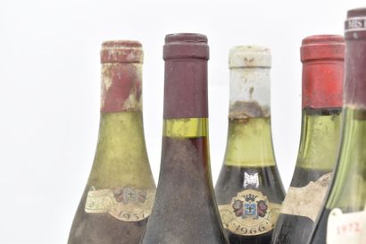 Assortiment de 8 bouteilles de vins de la Côte de Beaune : COTE DE BEAUNE-VILLAGES...