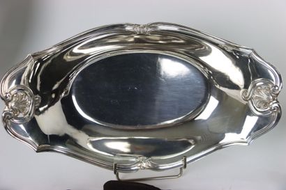 null CHRISTOFLE. Marly model.part of menagere in silver plated metal including:
-...