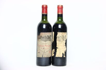 2 bottles of red SAINT-ESTÈPHE 1978 and the...