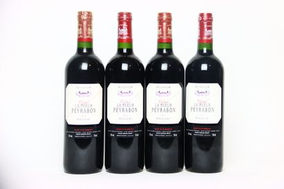 4 bottles of red PAUILLAC 2004, CHÂTEAU LA...