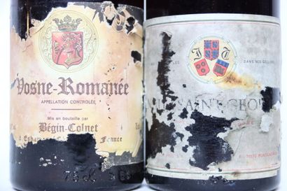 null 1 bottle of red VOSNE-ROMANÉE 1979, BEGIN-CLONET. Rather damaged label. 
1 bottle...