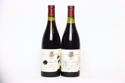 null 2 bottles of NUITS-SAINT-GEORGES 1ER CRU LES DAMODES red 1992, LE SAVOUR CLUB....