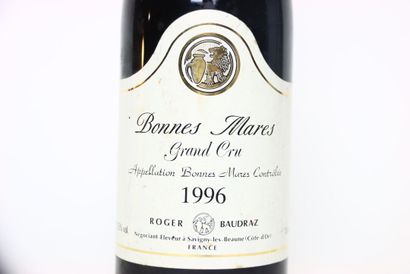 null 1 bottle of BONNES MARES red 1996, ROGER BAUDRAZ. 
