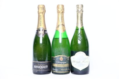 null 1 bouteille de CHAMPAGNE BRUT blanc NM, BRICOUT.	
1 bouteille de CHAMPAGNE BRUT...