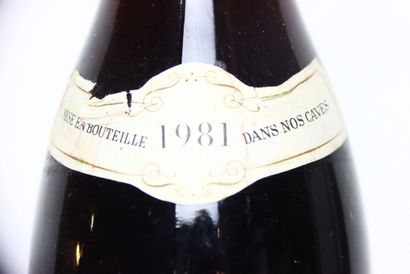 null 1 bottle of CHAMBERTIN CLOS DE BÈZE red 1981, MOILLARD GRIVOT. 
