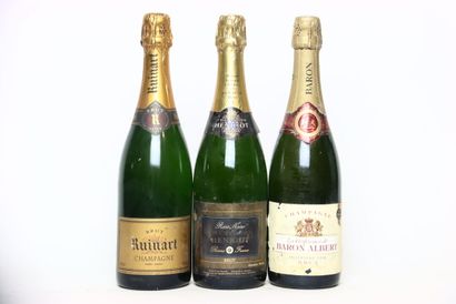 null 1 bottle of CHAMPAGNE BRUT blanc NM, RUINART.
1 bottle of CHAMPAGNE BRUT blanc...