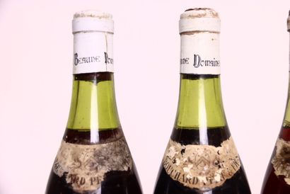 null 5 bottles of BEAUNE 1ER CRU TEURONS red, DOMAINE BOUCHARD. Very damaged labels,...