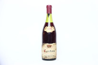 1 bottle of red CORTON 1982, ANDRÉ THIÉLY....