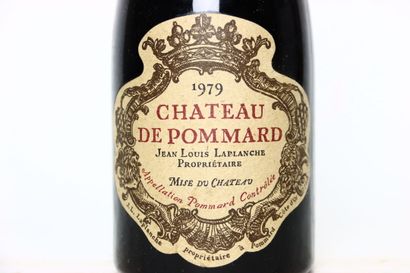 null 1 bouteille de POMMARD rouge 1979, CHÂTEAU DE POMMARD. Niveau : entre 4 et 6...