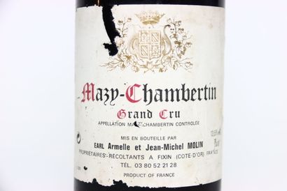null 1 bottle of MAZY-CHAMBERTIN red 1999, DOMAINE ARMELLE ET JEAN MICHEL MOLIN....