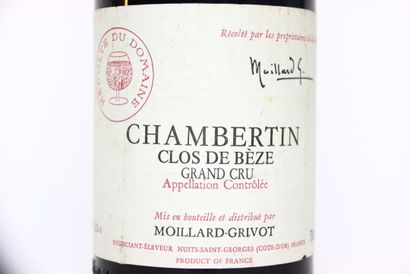 null 1 bottle of CHAMBERTIN CLOS DE BÈZE red 1981, MOILLARD GRIVOT. 