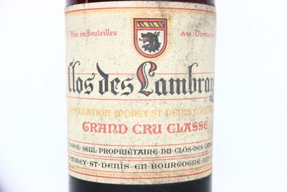 null 1 bottle of MOREY-SAINT-DENIS CLOS DES LAMBRAYS red 1951, COSSON. Good level....