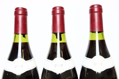 null 3 bottles of NUITS-SAINT-GEORGES red 2002, JEAN-PIERRE BONY.
